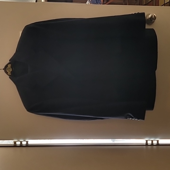 Navy blue suit with blue stripes - Picture 1 of 4